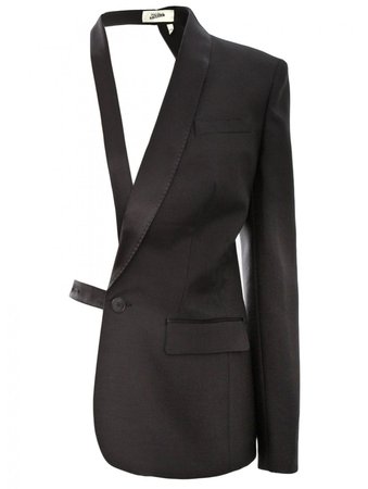 Jean Paul Gaultier | Half Blazer Jacket Black |