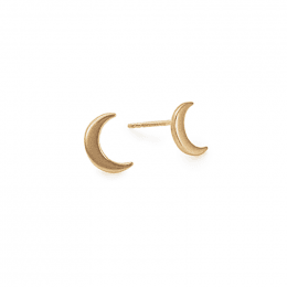 Moon Post Earrings - 14kt Gold Plated | ALEX AND ANI