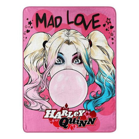 Harley Quinn Plush Micro Rachel Blanket | FYE