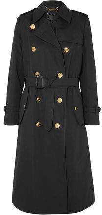 Cotton And Linen-blend Twill Trench Coat