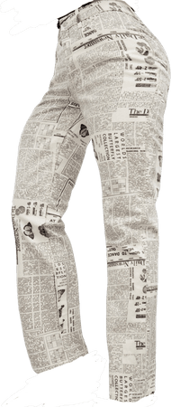 newspaper pants