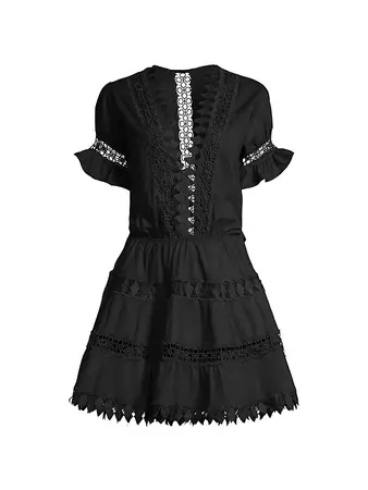 Shop Peixoto Ora Embroidered Mini Dress | Saks Fifth Avenue