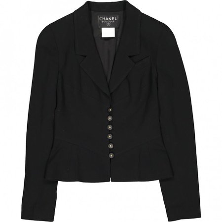 Wool jacket Chanel Black size 38 FR in Wool - 8234490