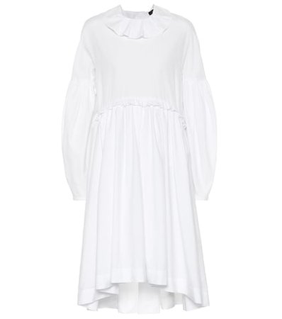 Long-sleeved cotton dress