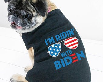 Ridin' with Biden shirt for doggo