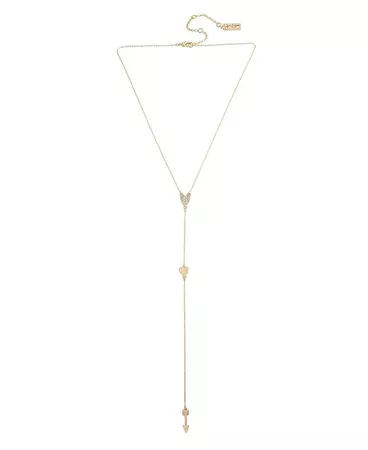 Jessica Simpson Heart Arrow Y Necklace & Reviews - Necklaces - Jewelry & Watches - Macy's