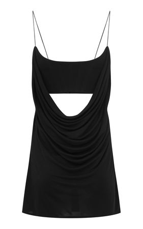 Open-Back Draped Jersey Mini Dress By Alex Perry | Moda Operandi