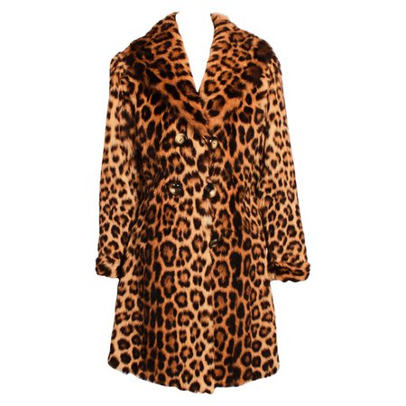 Leopard Fur Coat For Sale at 1stdibs