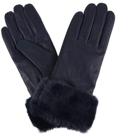 leather glove women