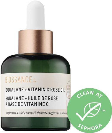 Biossance - Squalane + Vitamin C Rose Oil