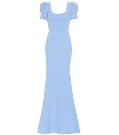 Yves crêpe gown