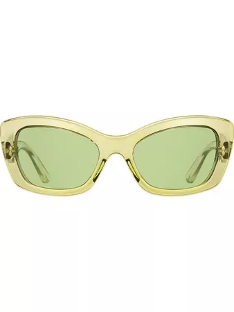 Prada Eyewear Postcard rectangular frame sunglasses $205 - Shop AW18 Online - Fast Delivery, Price