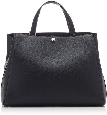 Valextra Large Brera Leather Tote