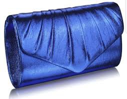 blue metallic clutch bag - Google Search