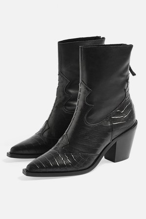 MARCEL 2 Mid Ankle Boots - Shoes- Topshop