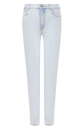 Женские голубые джинсы прямого кроя STELLA MCCARTNEY — купить за 26800 руб. в интернет-магазине ЦУМ, арт. 450165/SMH01