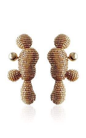 Alma 24k Gold-Plated Earrings By Susana Vega | Moda Operandi