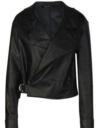 black pu jacket