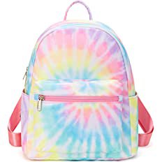 Amazon.com: Girls Mini Backpack Womens Small Backpack Purse Teens Cute Rainbow Travel Backpack Casual School Bookbag (Tie dye): Clothing, Shoes & Jewelry