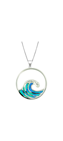 water elements inspired necklace