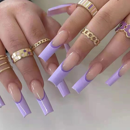 xxl purple nails