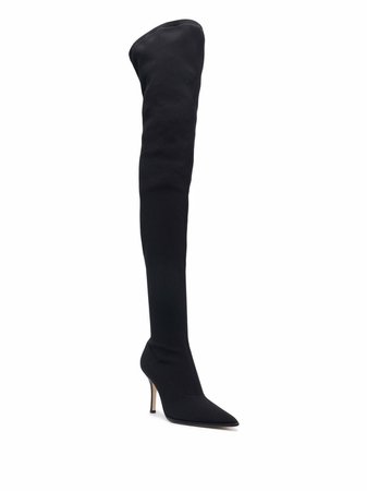 Paris Texas thigh-high Stiletto Boots - Farfetch