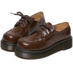 brown br. martens shoes vintage