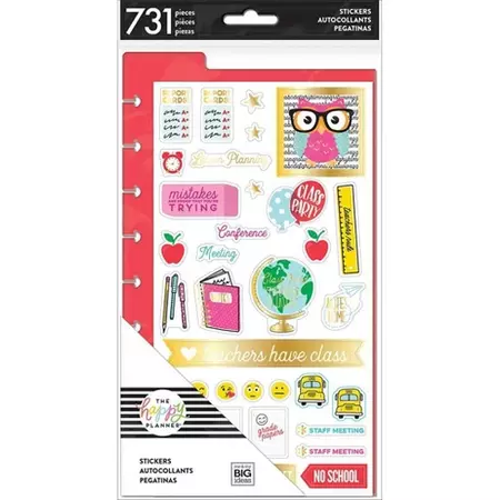 Teacher Sticker Pack - The Happy Planner : Target