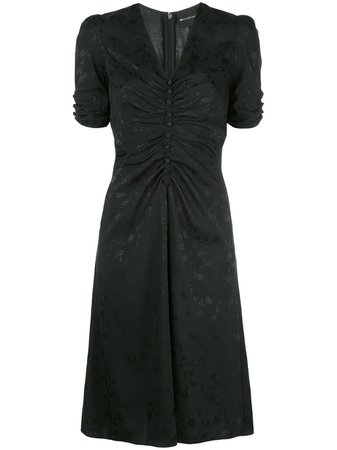 Black Jill Jill Stuart Short Ruched Dress | Farfetch.com