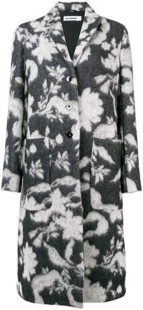 floral pattern coat