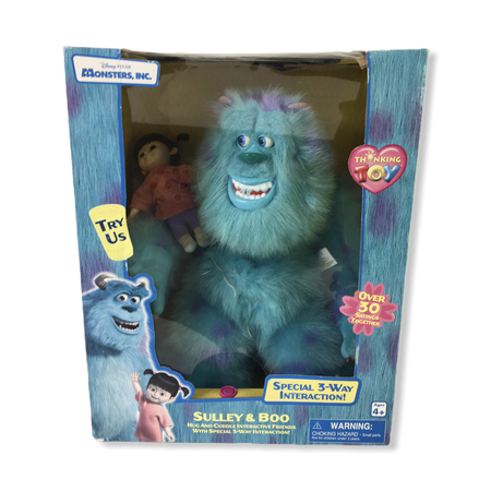 Disney Pixar Monsters Inc. Sulley ,Boo And Mike Thinking Toys | eBay