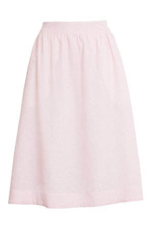 1901 Pastel Pink Midi Skirt
