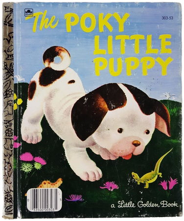 70s the poky little puppy book