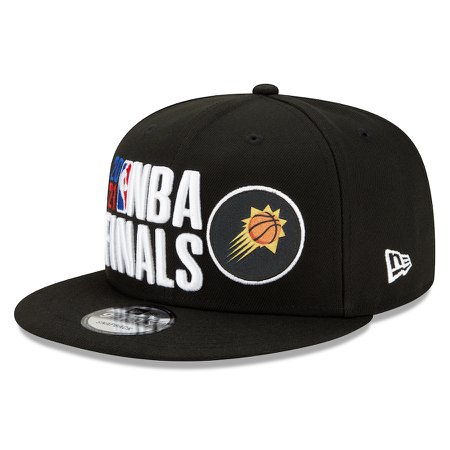 Men's New Era Black Phoenix Suns 2021 NBA Finals Bound Locker Room 9FIFTY Snapback Adjustable Hat