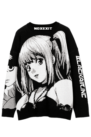 anime ★ nyc ★ noxexit ★ gothic ★ egirl ★ deathnote ★ sweater ★ knit ★ fall ★