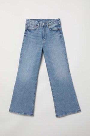 Mom High Ankle Jeans - Lys denimblå - DAME | H&M DK