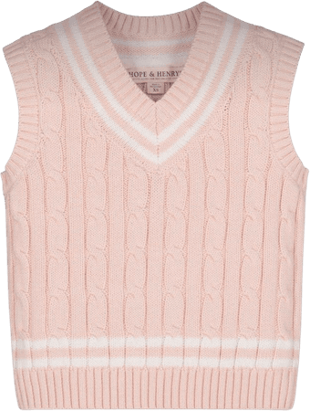 sweater vest pink