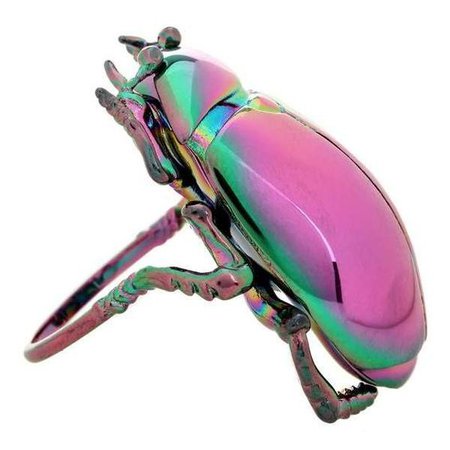 Balenciaga Scarab Beetle Ring (1,975 CNY) ❤ liked on Polyvore