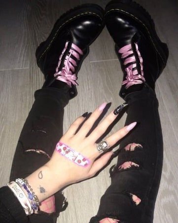 black pink aesthetic