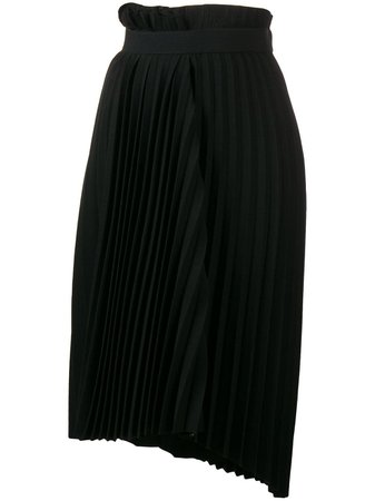 Balenciaga Fancy Pleated Asymmetric Skirt - Farfetch