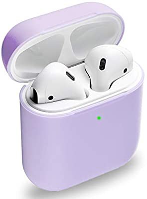 Amazon.com: Deppa Lavender Protective Ultra Thin Soft Premium Light Purple Airpods Case Silicone Cover Without Keychain [Compatible with Aipods 1 and 2 Generation]: Home Audio & Theater