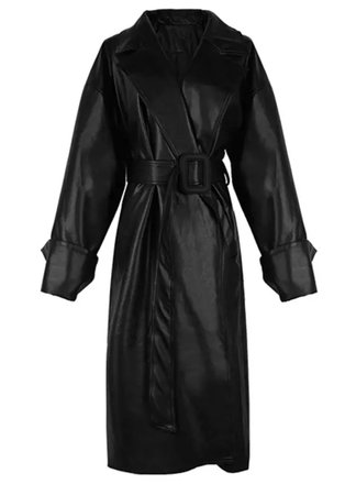 leather trench coat