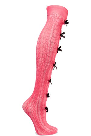 Gucci | Bow-embellished stretch-lace socks | NET-A-PORTER.COM