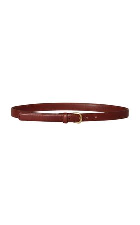 Slim Leather Belt By Janessa Leone | Moda Operandi
