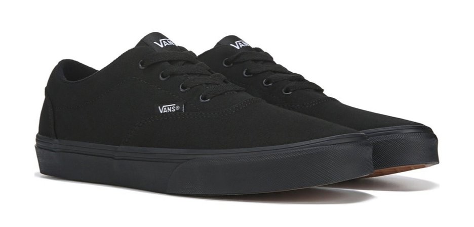 Vans Kids Doheny Low Top Sneakers (Black)