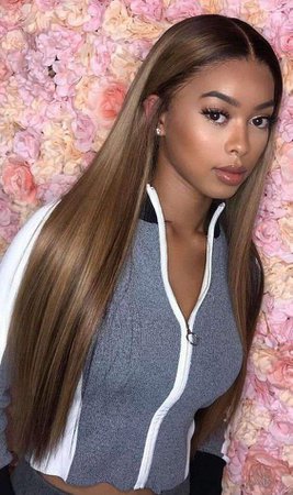 lace front w/ brown highlights