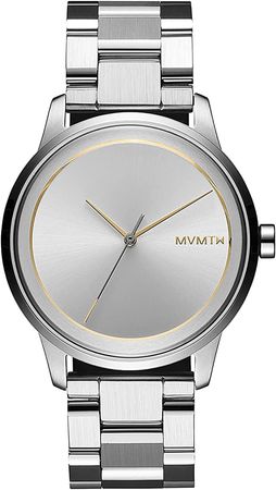 Amazon.com: MVMT Profile Unisex Minimalist 44 MM Analog Pulse Silver Watch : MVMT: Clothing, Shoes & Jewelry