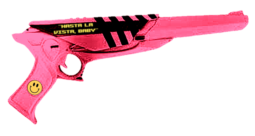 My chemical romance Danger Days: Party Poison's Ray gun PNG