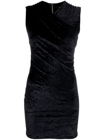 Versace velvet-effect Sleeveless Minidress - Farfetch