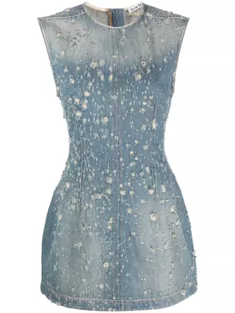 Acne Studios unfinished-effect Dress - Farfetch